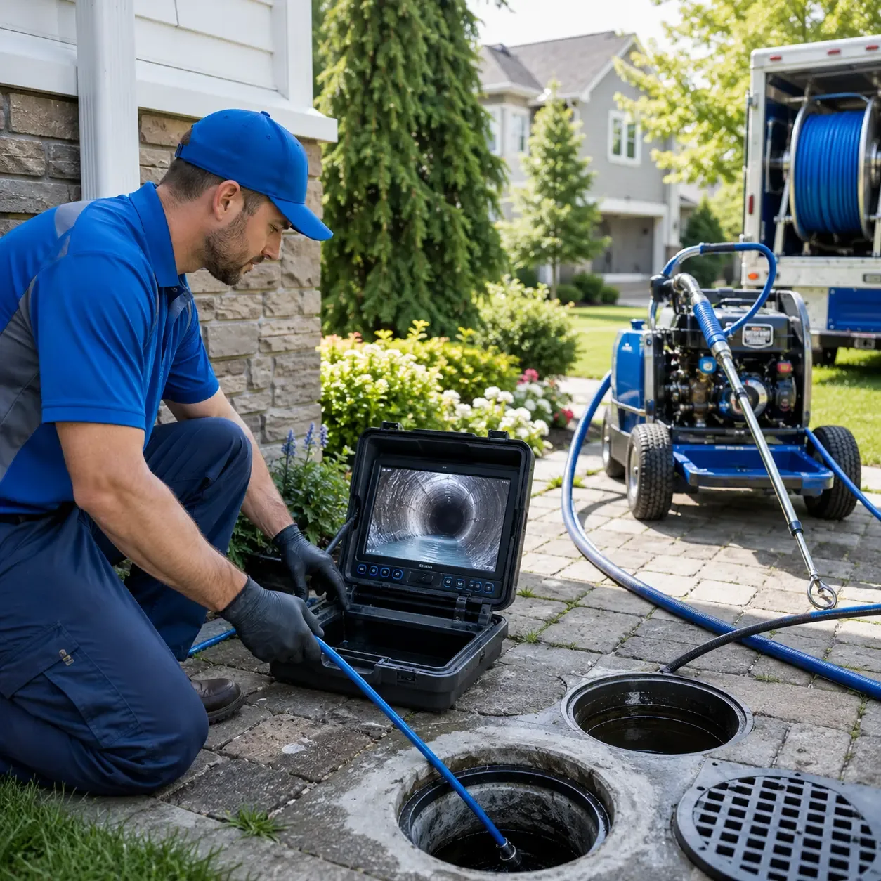 Outdoor drain cleaning professionals serving Ashland, ME